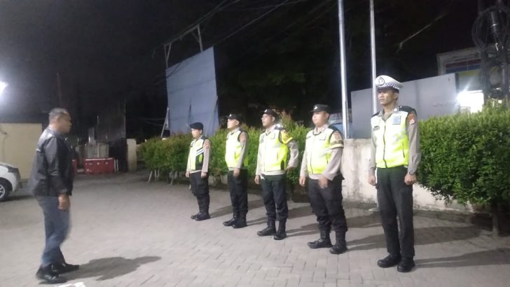 Kanit Reskrim Polsek Tigaraksa Ipda M Risdianto SH Pimpin Apel malam