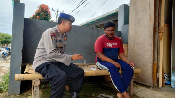 Patroli Barcode di Pesisir Pulo Cangkir Satpolairud Sampaikan Himbauan Kamtibmas