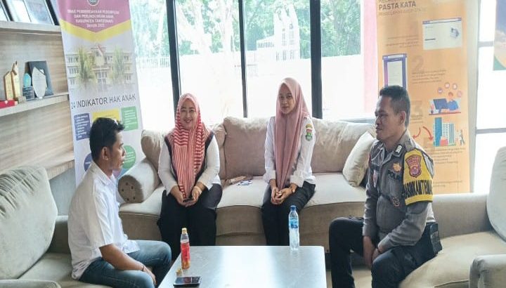 Upaya menjalin Sinergitas Polri dengan Aparatur Pemerintahan dan masyarakat, Polsek Kresek sambangi Kantor Kecamatan Gunung Kaler