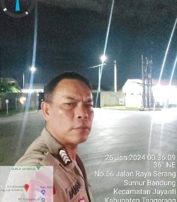 Ciptakan Suasana dini hari yang aman, Bhabinkamtibmas laksanakan Patroli Barcode