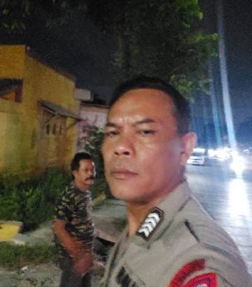 Pastikan situasi aman, personil Polsek Cisoka Laksanakan Patroli Barcode