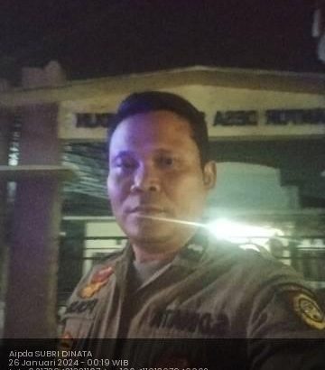 Anggota Polsek Cisoka melaksanakan Patroli Barcode
