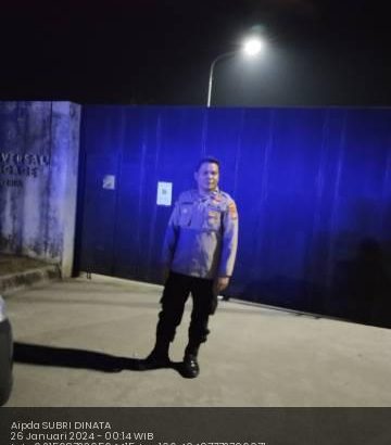 Guna menciptakan Kamtibmas, Personel Polsek Cisoka laksanakan Patroli Barcode