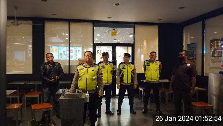 Patroli mobile Di Macdonald Tigaraksa Antisipasi Kejahatan