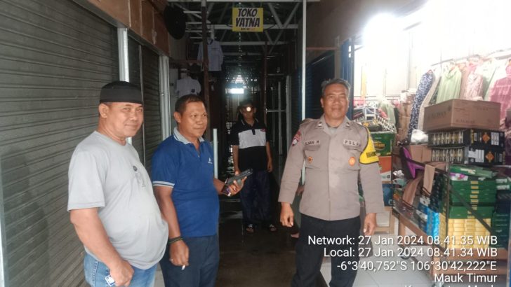 Aiptu Alwan Personil Polsek Mauk Polresta Tangerang Sambang Dengarkan Keluhan Masyarakat
