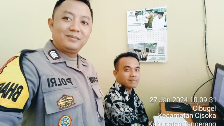 Anggota Polsek Cisoka Kegiatan Patroli dan Sambang Polisi Rw