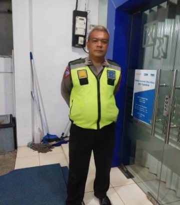 Aipda Doni Sinambela Patroli Barcode Di Bank BRI Tigaraksa Antisipasi Kejahatan