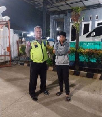 Aipda Doni Sinambela Patroli Barcode Di ponpes Tarmub Tigaraksa Antisipasi Kejahatan