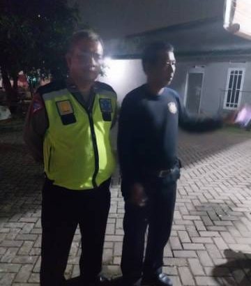 Aipda Doni Sinambela Patroli Barcode Di Perum Sudirman Tigaraksa Antisipasi Kejahatan
