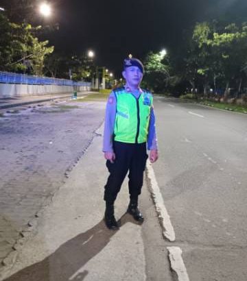 Aiptu Hevi Patroli Barcode Di Alun -Alun Pemda Tigaraksa Antisipasi Kejahatan
