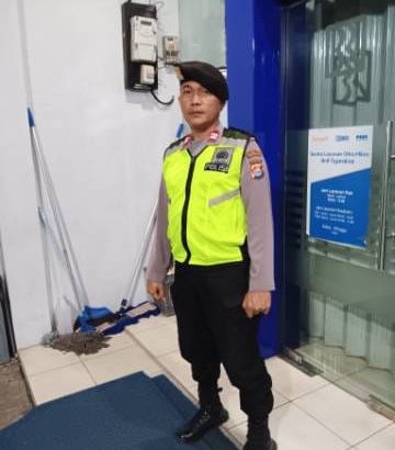 Aiptu Hevi Patroli Barcode Di Bank BRI Tigaraksa Antisipasi Kejahatan