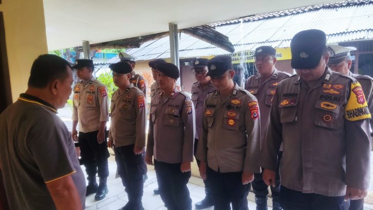 Kanit Intel Polsek Tigaraksa Iptu H Ermansyah Pimpin Apel Pagi