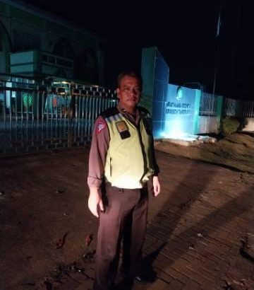 Aipda Doni Sinambela Patroli Barcode Di kantor MUI Tigaraksa Antisipasi Kejahatan