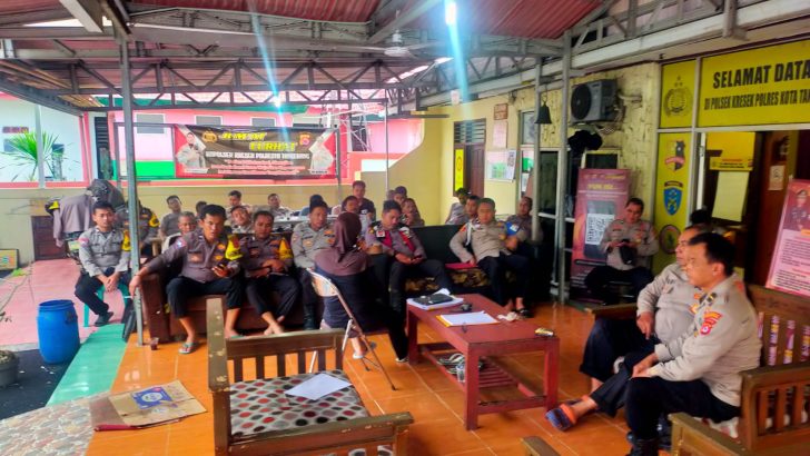Menciptakan hubungan yang harmonis, Kanit Samapta Polsek Kresek lakukan giat Coffe Morning