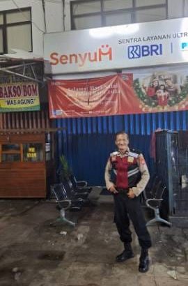 Personil Polsek Kresek tetap semangat menjaga wilayahnya dari Gangguan Kamtibmas di Malam Hari.
