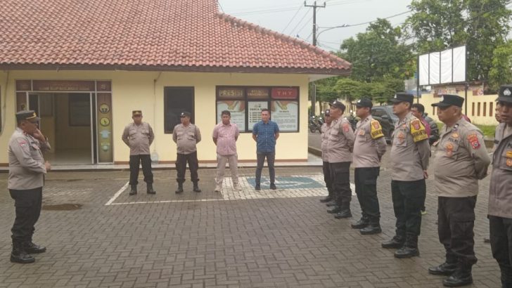 Apel Pagi Polsek Panongan Polresta Tangerang, Begini..!! Arahan Pawas Kepada Anggota