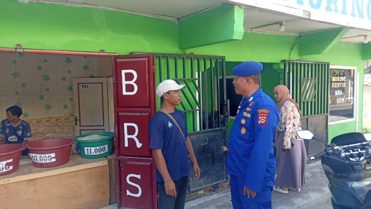 Patroli Barcode di Pesisir Pulo Cangkir Satpolairud Sampaikan Himbauan Kamtibmas