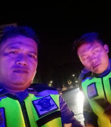 Aipda Yudi Patroli Barcode Di kantor MUI Tigaraksa Antisipasi Kejahatan