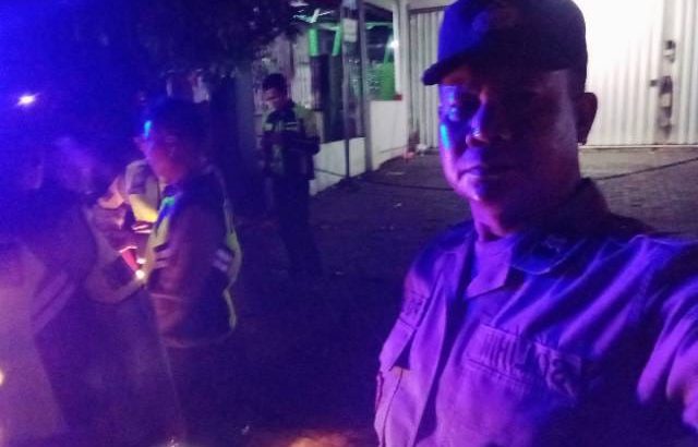 Aiptu Solihin Patroli Barcode Di kantor MUI Tigaraksa Antisipasi Kejahatan