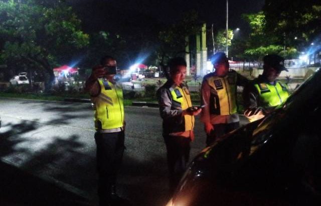 Aiptu Solihin Patroli Barcode Di Indomart Pemda Tigaraksa Antisipasi Kejahatan