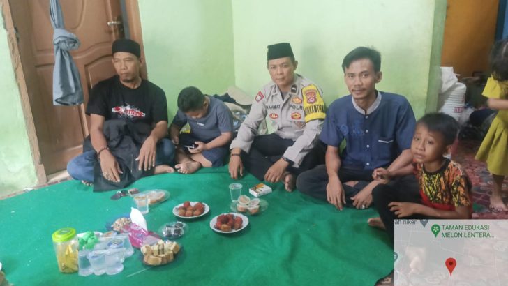 Tri Brata – Bhabinkamtibmas Sambang & Silaturahmi kepada Bpk Tarmidi Warga Desa Kubang Darkum Polsek Balaraja