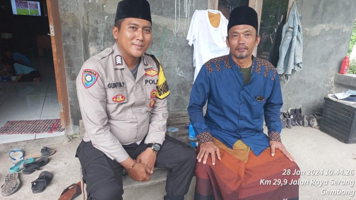 Rukun Ulama Ummaro, Bhabinkamtibmas Desa Gembong Polsek Balaraja Silaturahmi Bersama Tokoh Agama.