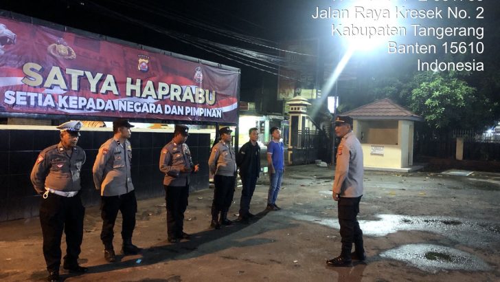 Pawas Polsek Balaraja Pimpin Patroli Barcode dan Patroli Mobile secara Rutin dan Dialogis Ciptakan Kondusifitas Warga masyarakat
