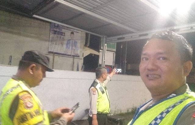 Bripka firdaus Patroli Barcode Di Bank BRI Tigaraksa Antisipasi Kejahatan