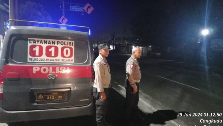 Personil Polsek Balaraja Polresta Tangerang Lakukan Kegiatan Patroli Mobile Antisipasi 3C