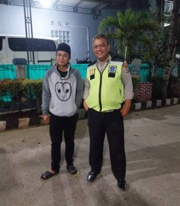 Aipda Doni Sinambela Patroli Barcode Di ponpes Tarmub Tigaraksa Antisipasi Kejahatan