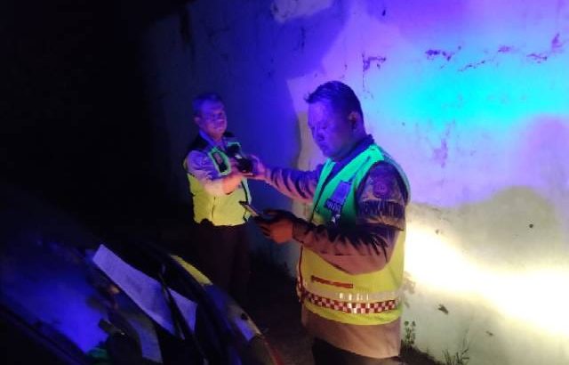 Bripka firdaus Patroli Barcode Di PT Spinmil Tigaraksa Antisipasi Kejahatan