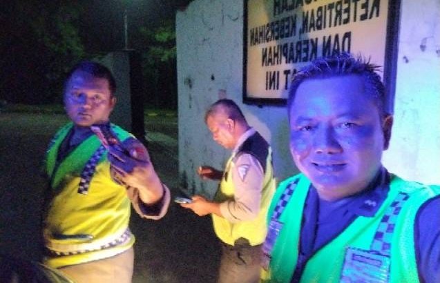 Aipda filry Patroli Barcode Di PT Spinmil Tigaraksa Antisipasi Kejahatan