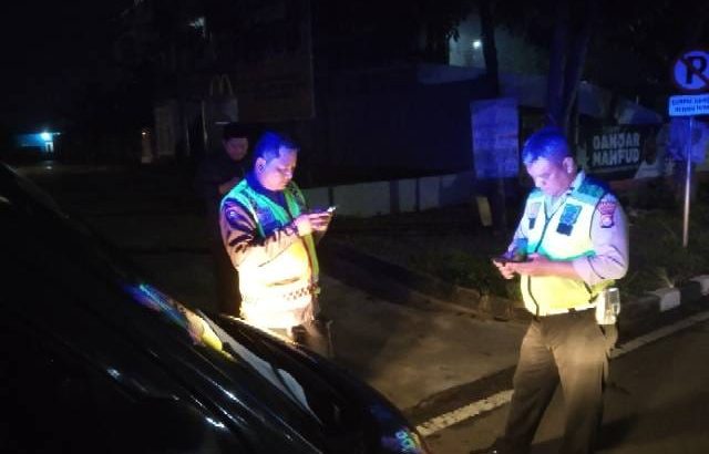 Bripka firdaus Patroli Barcode Di  Macdonald Tigaraksa Antisipasi Kejahatan