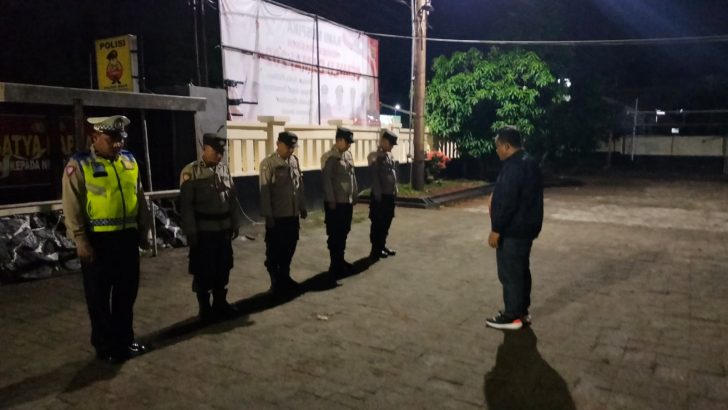 Polsek Mauk Polresta Tangerang Polda Banten Melaksanakan Apel Malam