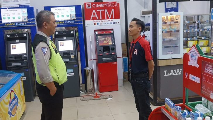 Giat strong Point Di alfamidi Katomas Tigaraksa Antisipasi Kejahatan