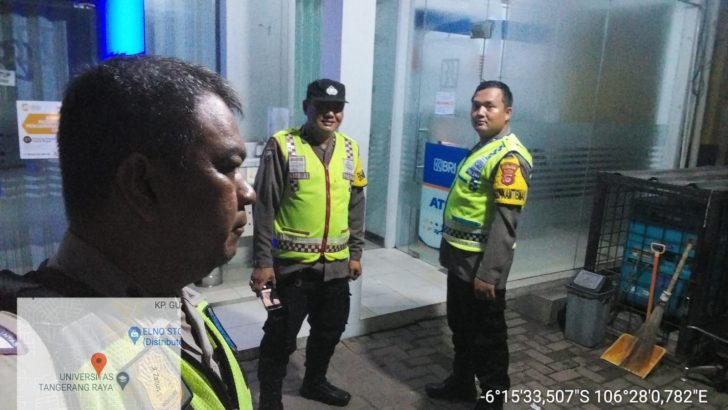 Giat strong Point Di Bank BRI Tigaraksa Antisipasi Kejahatan