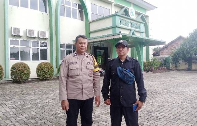 Aiptu Solihin Patroli Barcode Di kantor MUI Tigaraksa Antisipasi Kejahatan