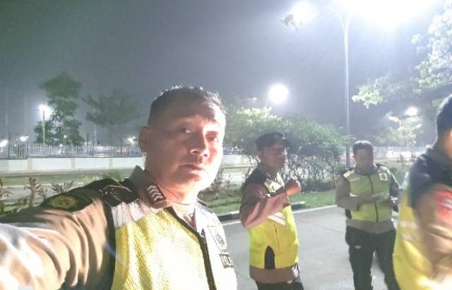 Bripka Ludi Patroli Dialogis Di Indomart Pemda Tigaraksa Antisipasi Kejahatan