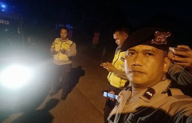 Aipda Yudi Patroli dialogis Di jalan Lingkar Selatan Tigaraksa Antisipasi Kejahatan