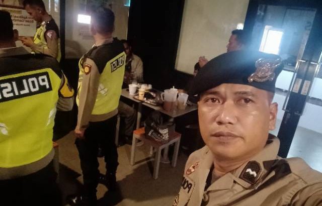 Aipda Yudi Patroli dialogis Di  Macdonald Tigaraksa Antisipasi Kejahatan