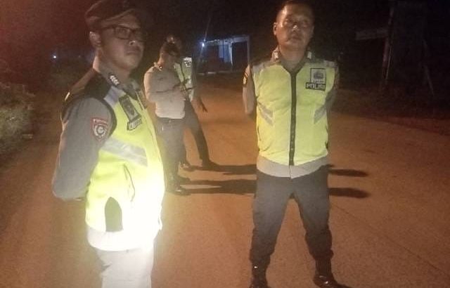 Ipda Rolling Patroli Barcode Di Jalan Lingkar Selatan Tigaraksa Antisipasi Kejahatan