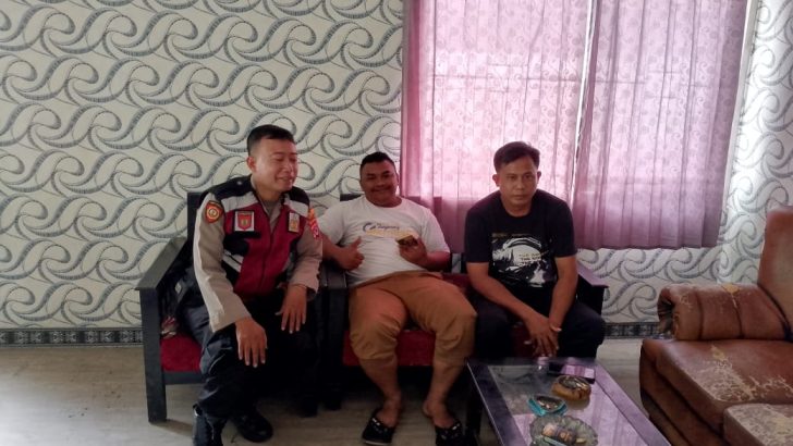 Anggota Samapta Polsek Mauk Polresta Tangerang Giat Sambang dan Preemtif Desa Rancalabuh
