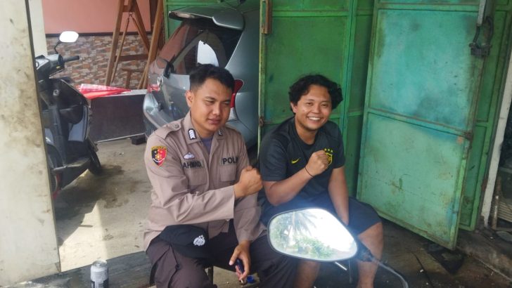 Ciptakan Situasi Aman, Anggota Samapta Polsek Pasar kemis Laksanakan Patroli Dialogis