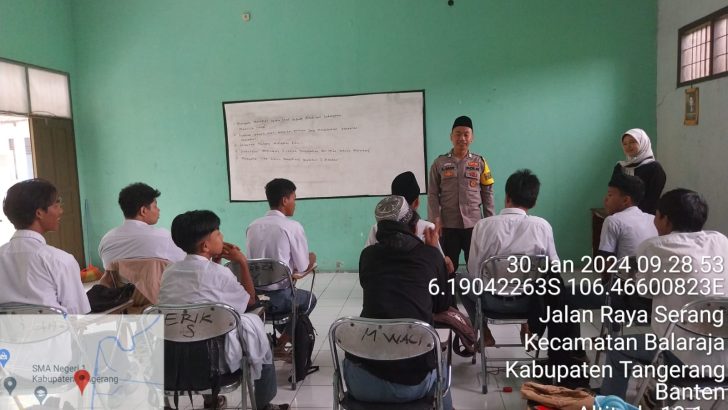 Bhabinkamtibmas Desa Talagasari Polsek Balaraja Go to School