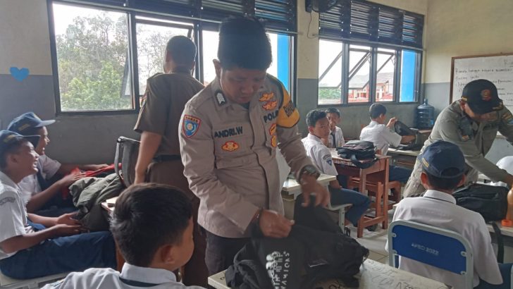 Kegiatan Saba Sekolah Program Pendekar Banten di Darkum Polsek Balaraja.