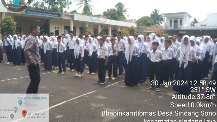 Kanit Binmas Polsek Balaraja Go to School