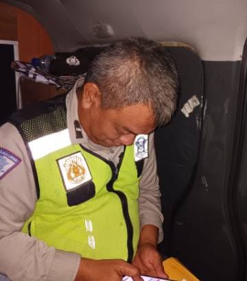 Aiptu Hevi Patroli Barcode Di kantor MUI Tigaraksa Antisipasi Kejahatan