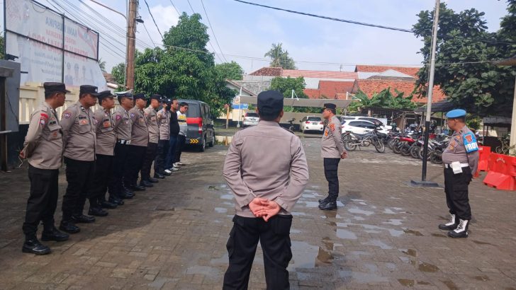 Tingkatkan Disiplin, Personil Polsek Mauk Polresta Tangerang Polda Banten Giat Apel Pagi
