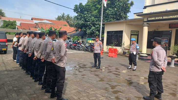 Apel Pagi Personil Polsek Mauk