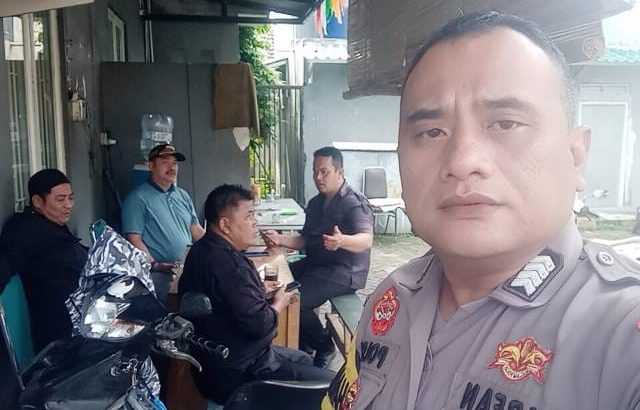 Bripka Ade Irvan Patroli dialogis Di Perum Sudirman Tigaraksa Antisipasi Kejahatan